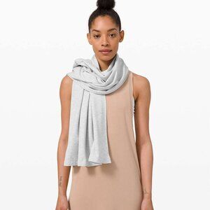 Lululemon Vinyasa Scarf *Modal Heathered Core Ultra Light Grey